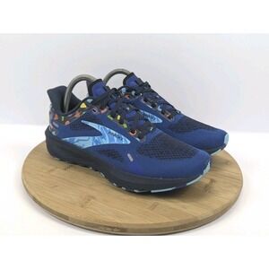 Brooks Shoes Womens 8 B Launch 9 Blue Sneakers Running Gym Workout Speed Comfort